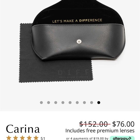 Diff Carina New in Box Blue Light Glasses Evergreen - Picture 5 of 8